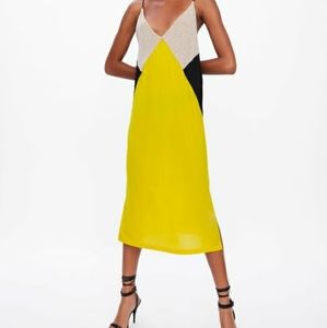 ZARA color block dress